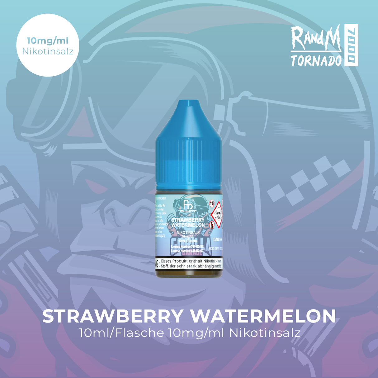 RandM Tornado 7000 - Strwaberry Watermelon - 10mg NicSalt