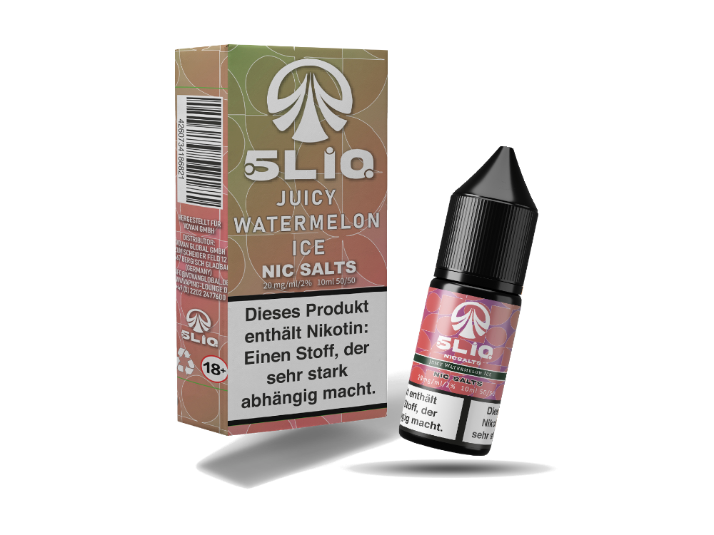 5LIQ Juicy Watermelon Ice Nikotinsalz 20mg 10ml







