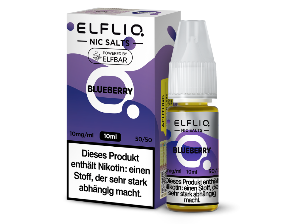 ELFLIQ Blueberry Nikotinsalz Liquid – 10ml für E-Zigaretten