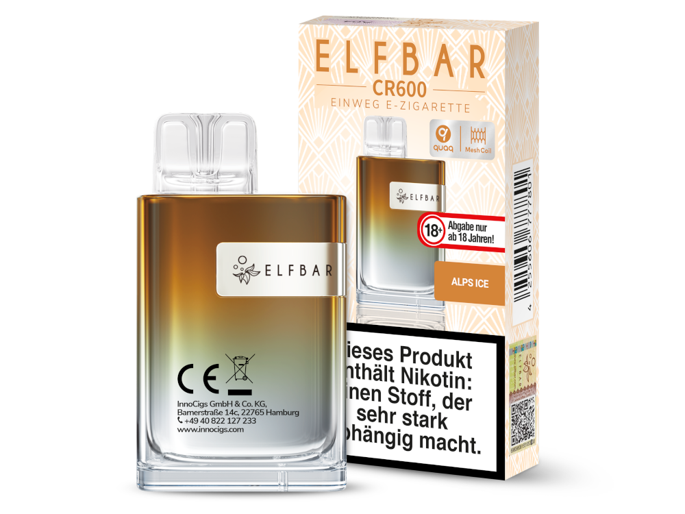 Elfbar - CR600 Einweg E-Zigarette