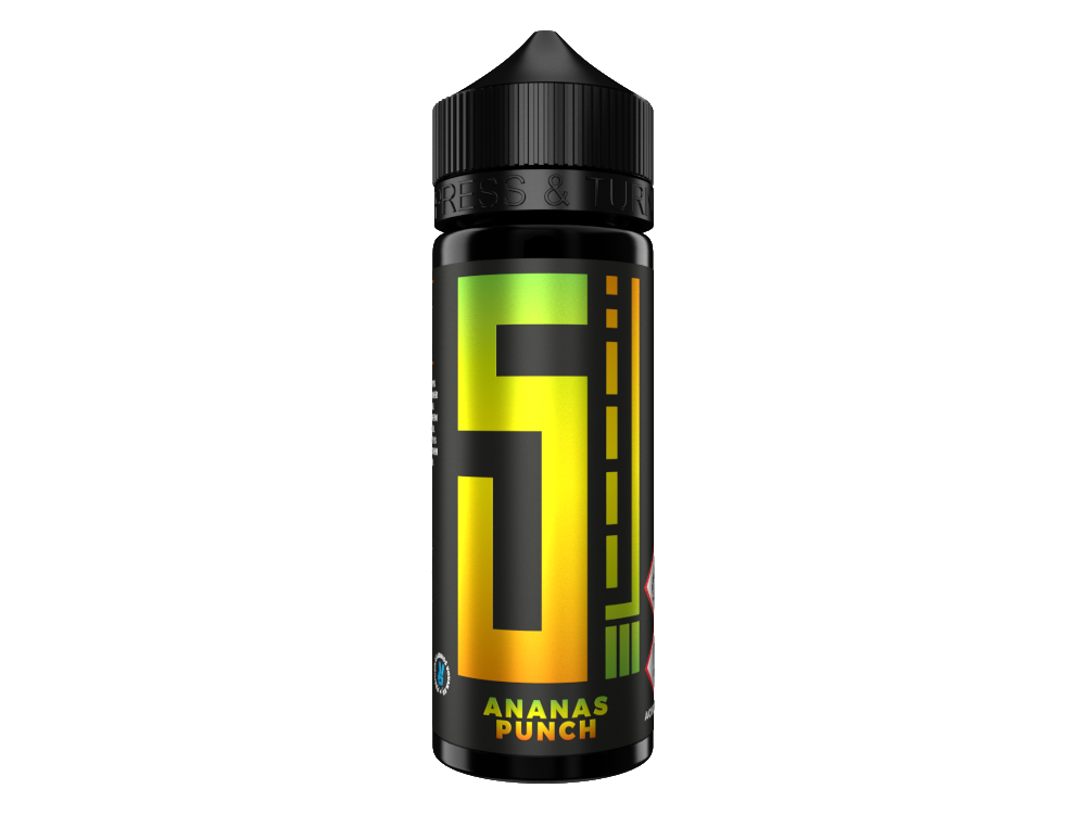 „5EL Ananas Punch Longfill-Aroma – 120 ml Tropenfrucht-Geschmack“