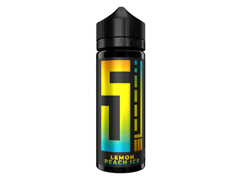 „5EL Lemon Peach on Ice – 10 ml Aroma für Zitrone, Pfirsich & Koolada“