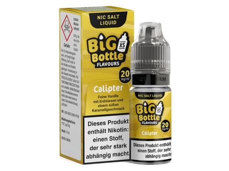 Big Bottle Calipter Nikotinsalz Liquid – Vanille, Erdnuss & Karamell