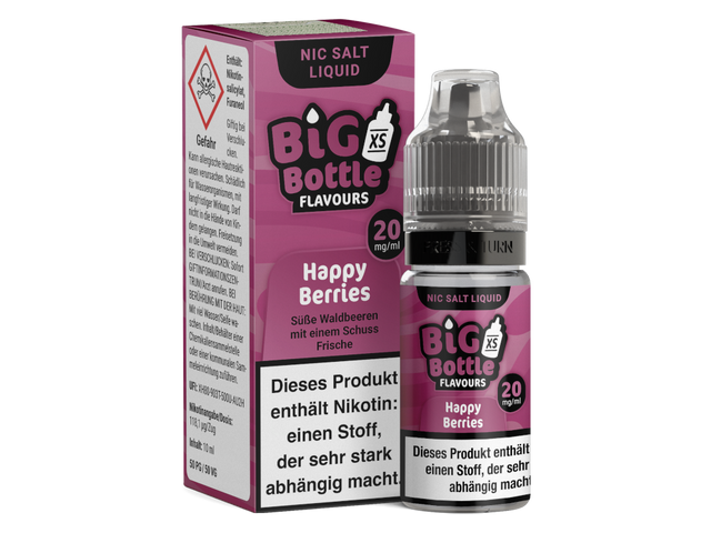 Big Bottle Happy Berries Nikotinsalz – Waldbeere, 10ml