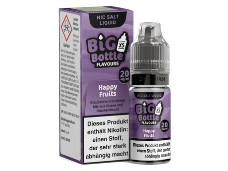 Big Bottle Happy Fruits Nikotinsalz – Fruchtige Mischung, 10ml