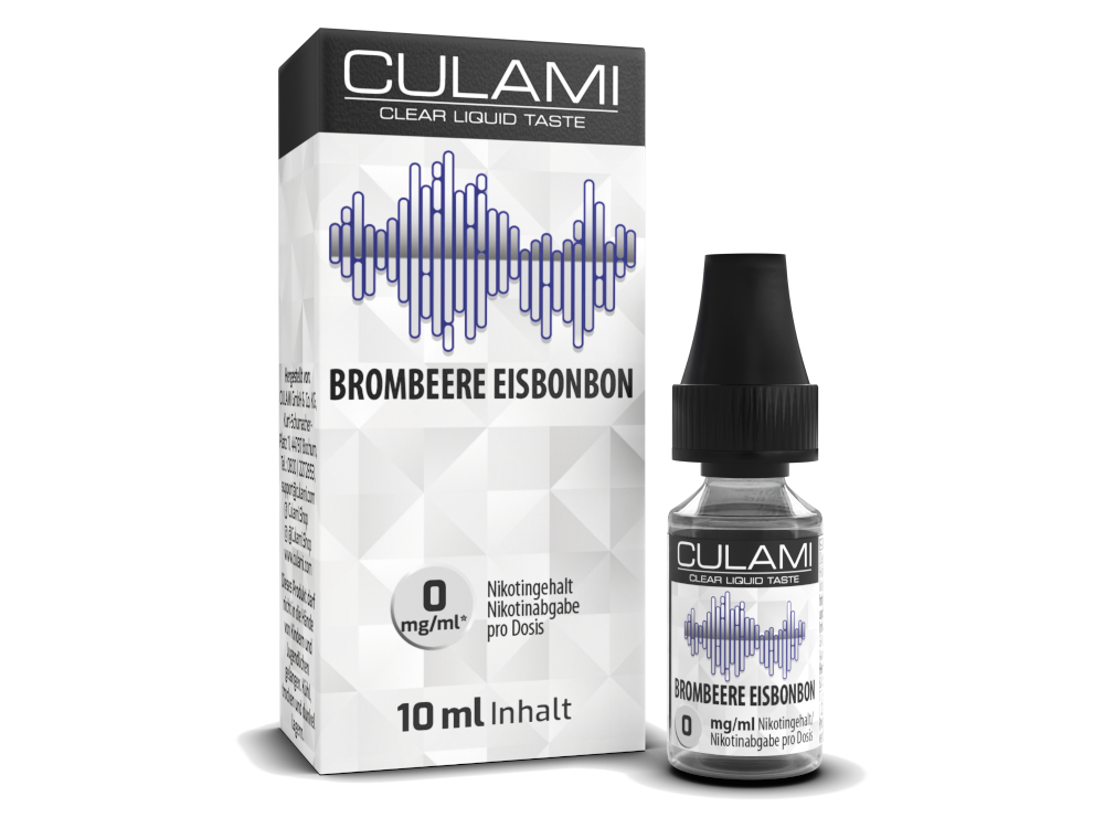 Culami Brombeere Eisbonbon - 10ml Liquid mit Frucht- & Kühleffekt