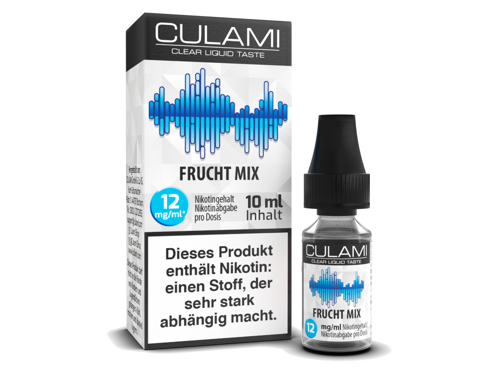 Culami Frucht Mix 10 ml Liquid - Kirsche, Himbeere & Pfirsich-Mix