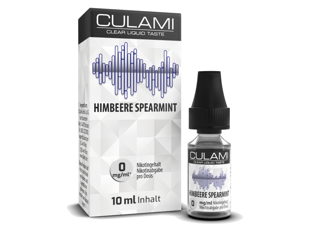 Culami 10 ml Himbeere Spearmint Liquid – Erfrischender Frucht-Mix