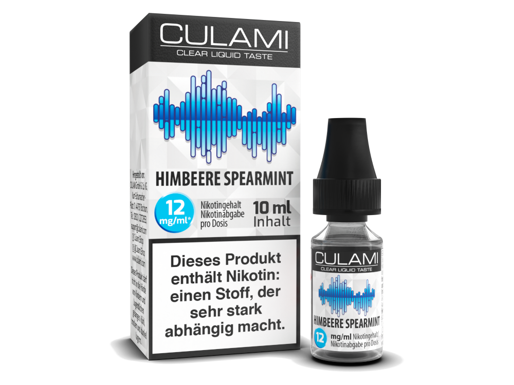 Culami 10 ml Himbeere Spearmint Liquid – Erfrischender Frucht-Mix