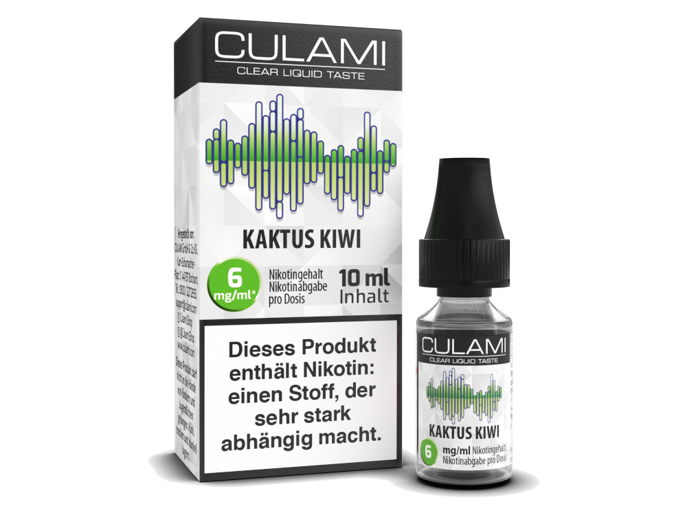 Culami Kaktus Kiwi 10 ml Liquid – Frische Kaktus- und Kiwi-Aromen