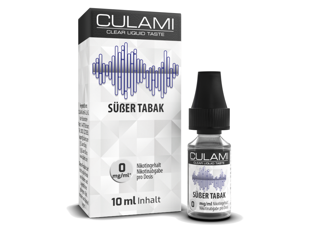 Culami 10 ml Süßlicher Tabak Liquid – Jetzt in 3 Nikotinstärken