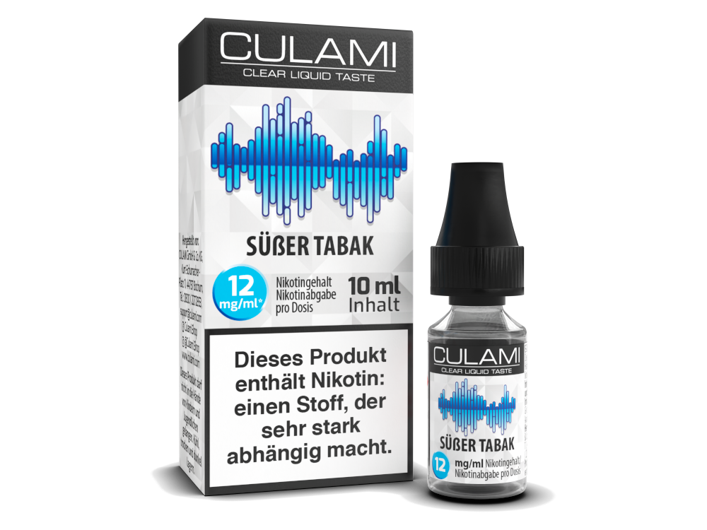 Culami 10 ml Süßlicher Tabak Liquid – Jetzt in 3 Nikotinstärken