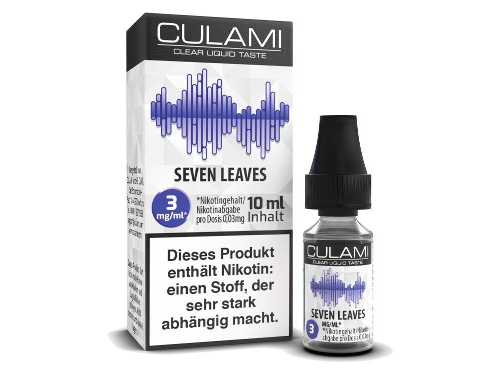 Culami 10 ml E-Liquid „Seven Leaves“ – Mild und Süßlich