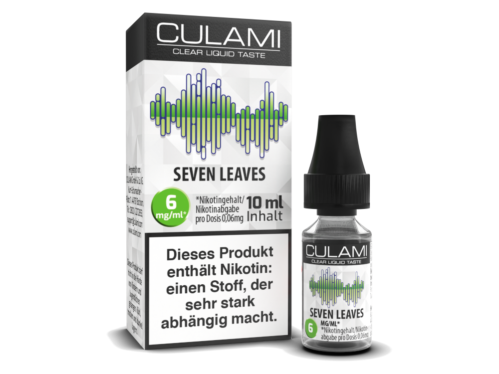 Culami 10 ml E-Liquid „Seven Leaves“ – Mild und Süßlich