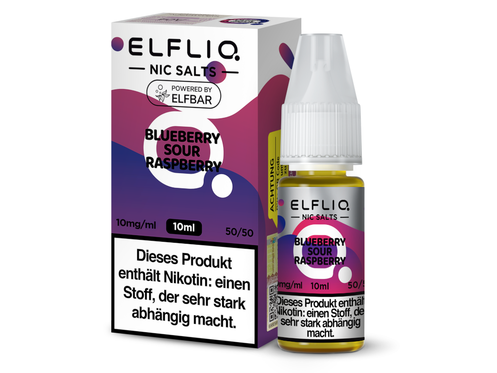 ELFLIQ - Blueberry Sour Raspberry - Nikotinsalz Mix