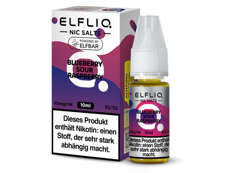 ELFLIQ - Blueberry Sour Raspberry - Nikotinsalz Mix