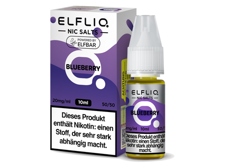 ELFLIQ Blueberry Nikotinsalz Liquid – 10ml für E-Zigaretten