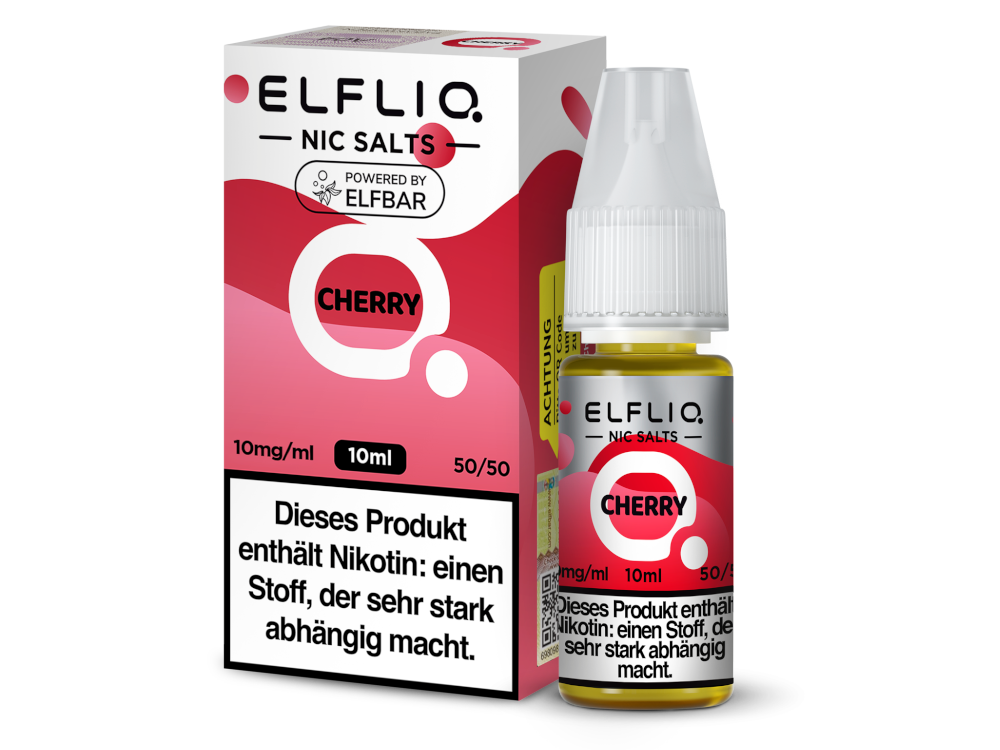 ELFLIQ Cherry Nikotinsalz Liquid – Fruchtiger Kirschgeschmack