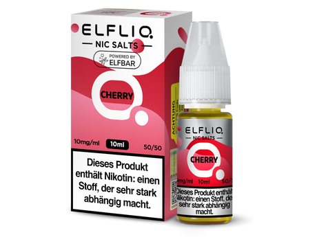 ELFLIQ Cherry Nikotinsalz Liquid – Fruchtiger Kirschgeschmack