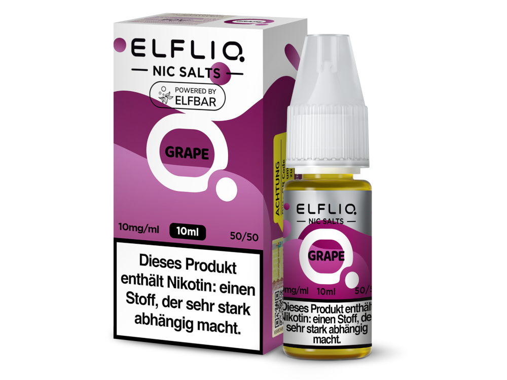 ELFLIQ Grape – Nikotinsalz Liquid mit Trauben-Aroma für E-Zigaretten