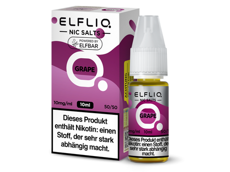 ELFLIQ Grape – Nikotinsalz Liquid mit Trauben-Aroma für E-Zigaretten