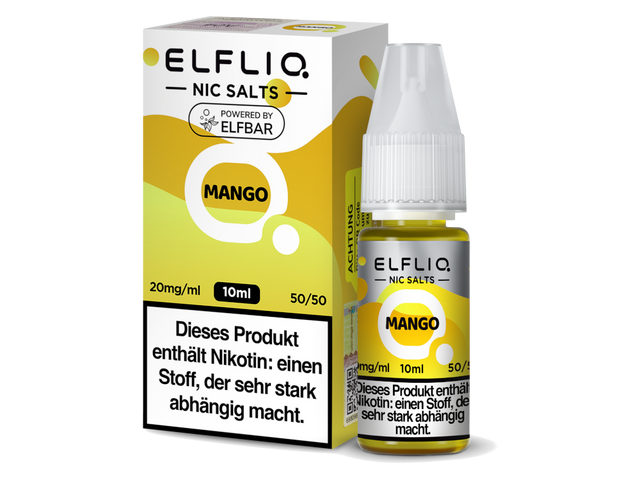 ELFLIQ Nikotinsalz Mango 10 ml – Intensiver Mango-Genuss