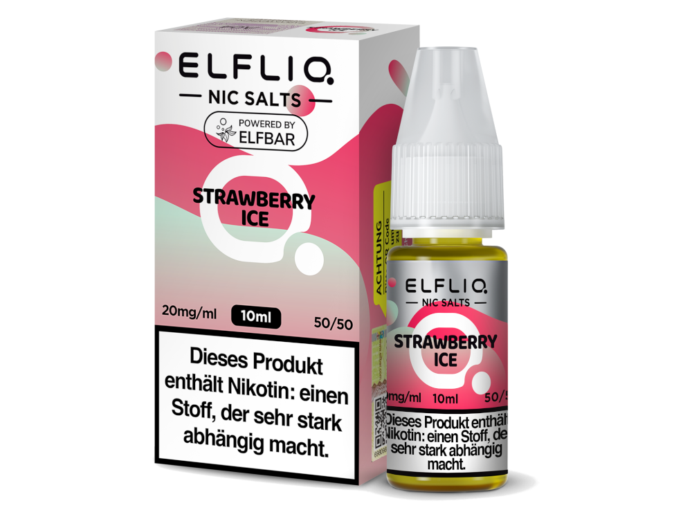 ELFLIQ - Strawberry Ice - Nikotinsalz Liquid