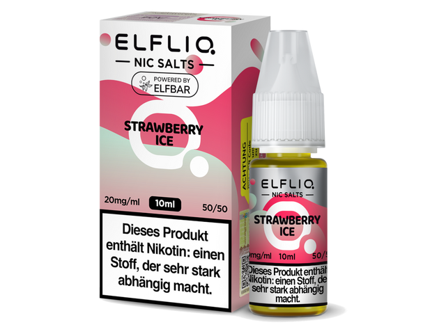 ELFLIQ - Strawberry Ice - Nikotinsalz Liquid