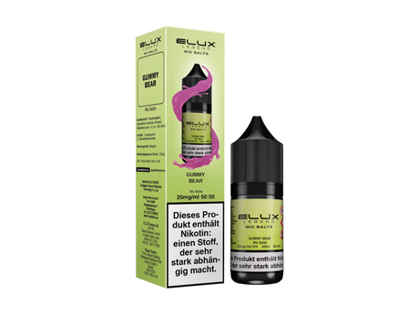 Elux Nikotinsalz Liquid Gummy Bear – Fruchtgummi-Geschmack in 10 ml