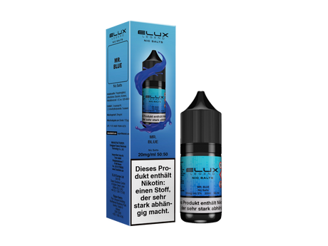 Elux Nikotinsalz „Mr Blue“ – Intensiver Beerengeschmack, 10 ml