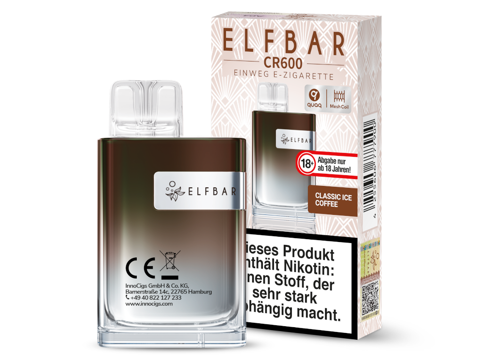 Elfbar - CR600 Einweg E-Zigarette