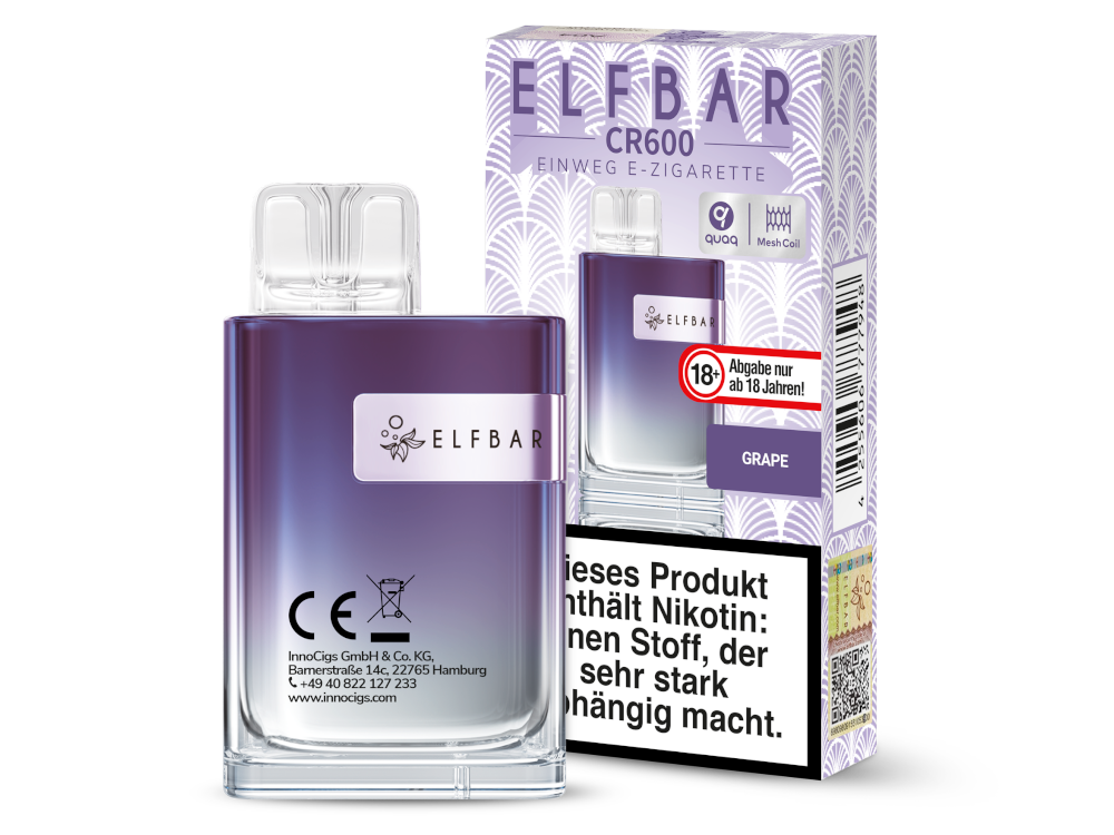 Elfbar - CR600 Einweg E-Zigarette