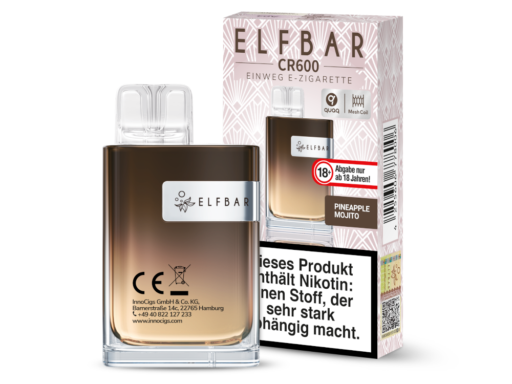 Elfbar - CR600 Einweg E-Zigarette