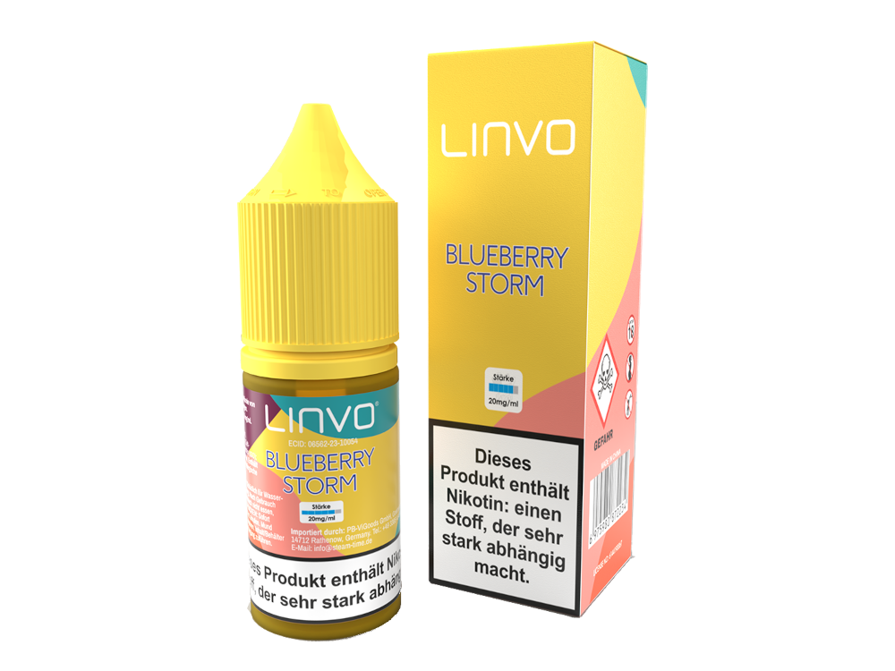 Linvo Blueberry Storm - Nikotinsalz Liquid 20 mg/ml
