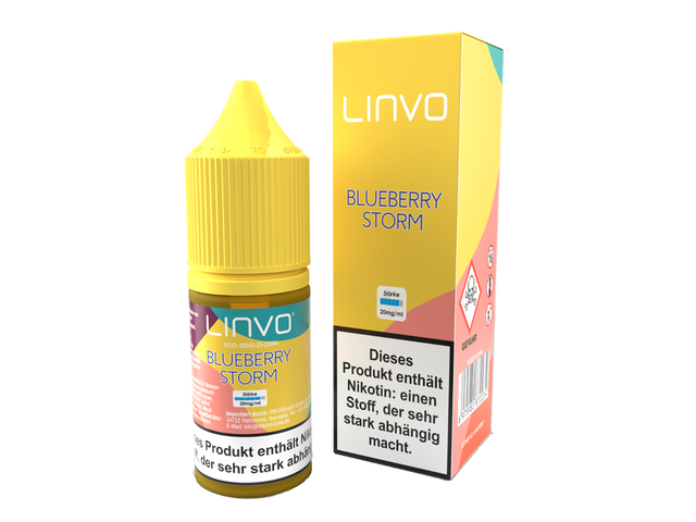 Linvo Blueberry Storm - Nikotinsalz Liquid 20 mg/ml
