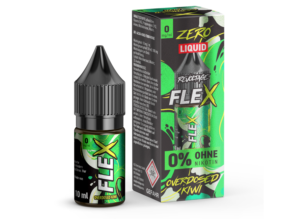 Revoltage FLEX: Overdosed Kiwi – Fruchtiges Dampfen mit Kiwi-Geschmack