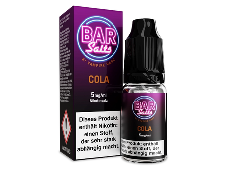 Vampire Vape Bar Salts Cola – 10 ml Nikotinsalz Liquid, Cola-Geschmack