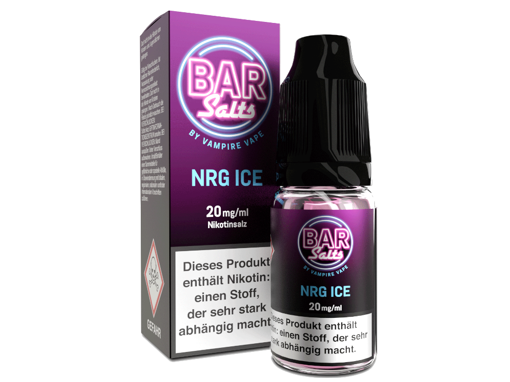 Bar Salts NRG Ice Nikotinsalz – E-Zigaretten Liquid mit Kühler Note