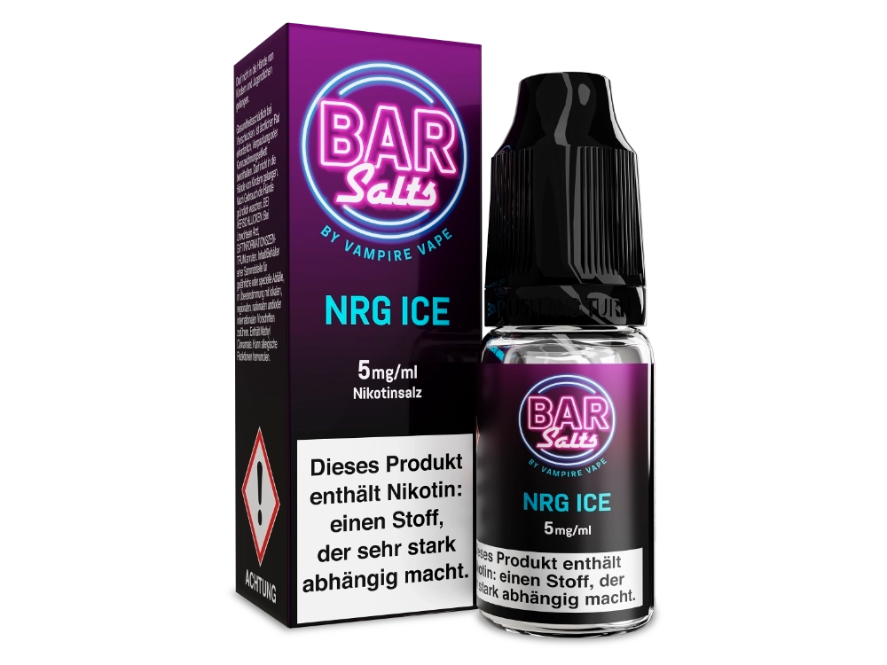 Bar Salts NRG Ice Nikotinsalz – E-Zigaretten Liquid mit Kühler Note