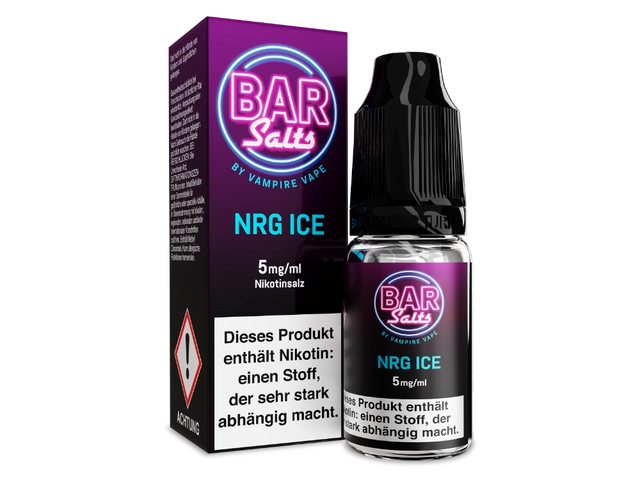 Bar Salts NRG Ice Nikotinsalz – E-Zigaretten Liquid mit Kühler Note