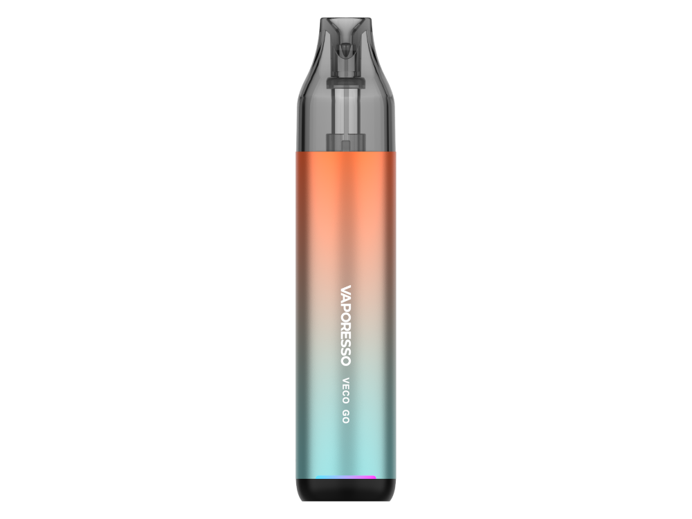 Vaporesso VECO GO E-Zigarette Set – 25W Leistung, 5 ml Tank, MTL Pod orange blau