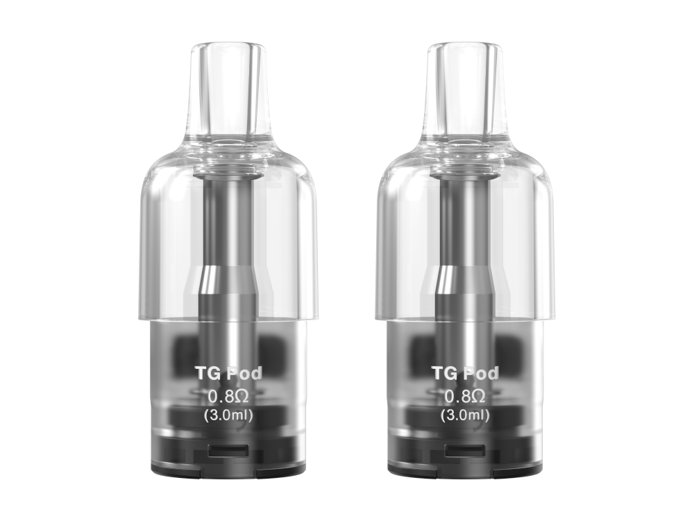 Aspire TG Pod System für E-Zigaretten – 2x 3 ml, 0,8 Ohm oder 1,0 Ohm