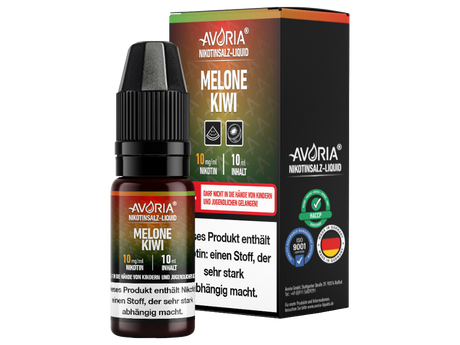 Avoria Nikotinsalz Liquid Melone-Kiwi – Ideal für E-Zigaretten