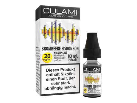 Culami Nikotinsalz Brombeere Eisbonbon – 10 ml Flasche