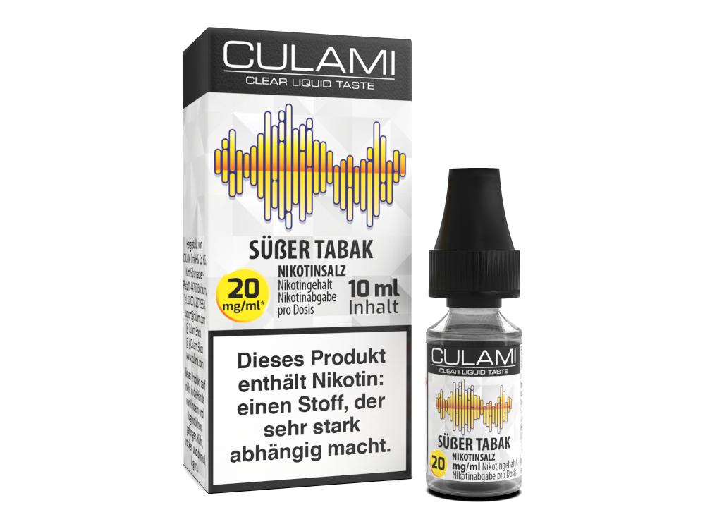 Culami Süßer Tabak Nikotinsalz Liquid – 10 ml