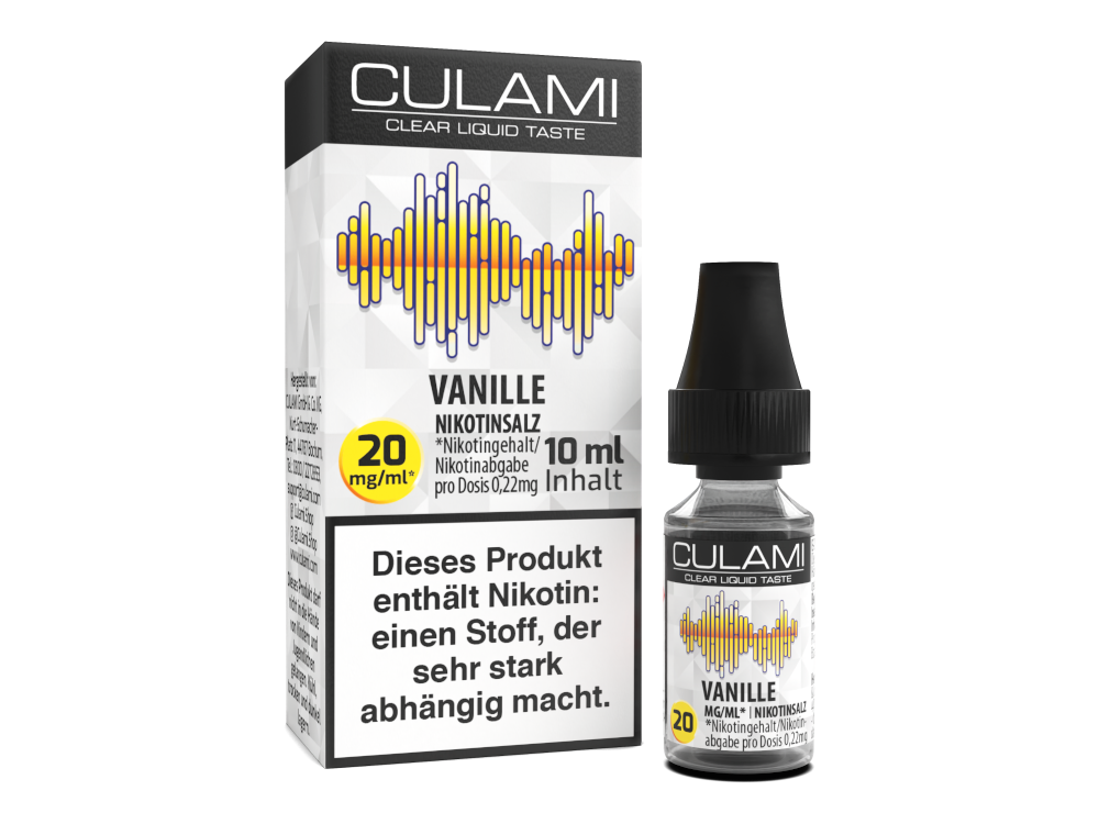 Culami Vanille Nikotinsalz Liquid – Süße Vanille für E-Zigaretten