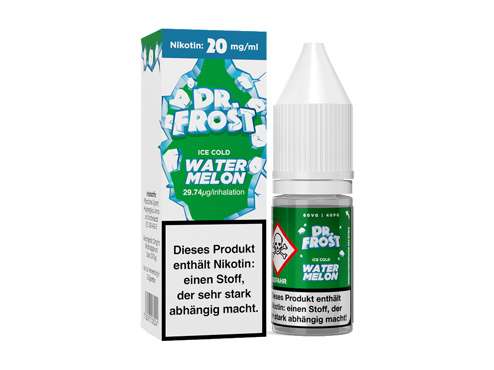 Dr. Frost Ice Cold - Watermelon Nikotinsalz Liquid jetzt kaufen