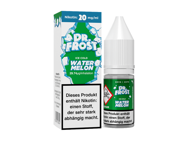 Dr. Frost Ice Cold - Watermelon Nikotinsalz Liquid jetzt kaufen