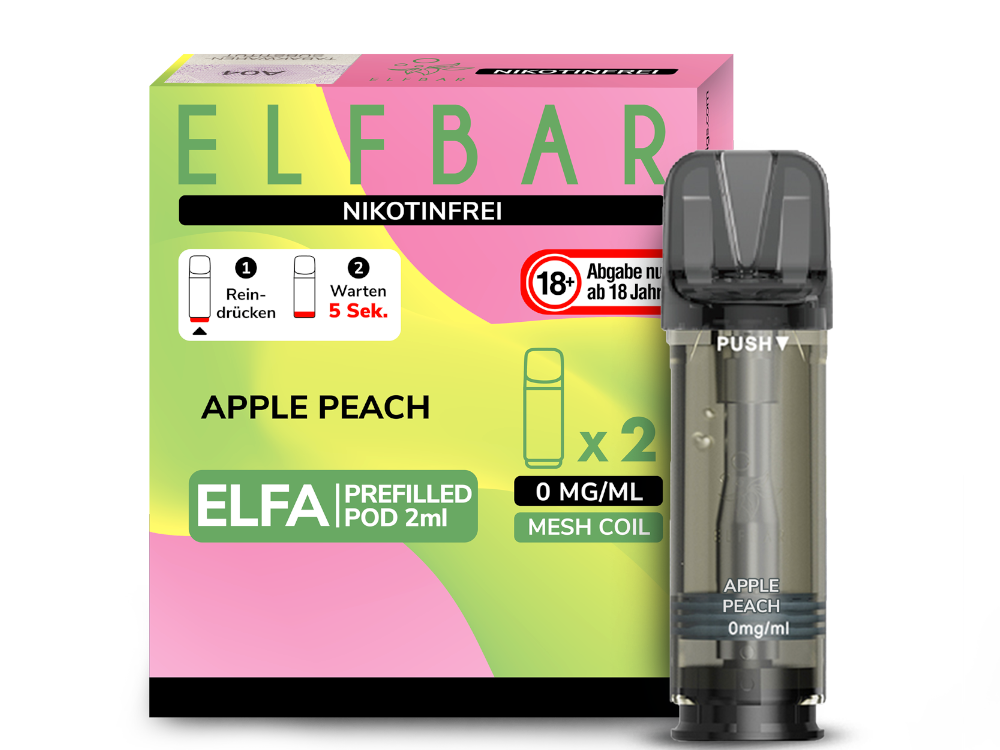 Elfbar Elfa Prefilled Pods – 20mg Nikotin / 0mg Nikotin