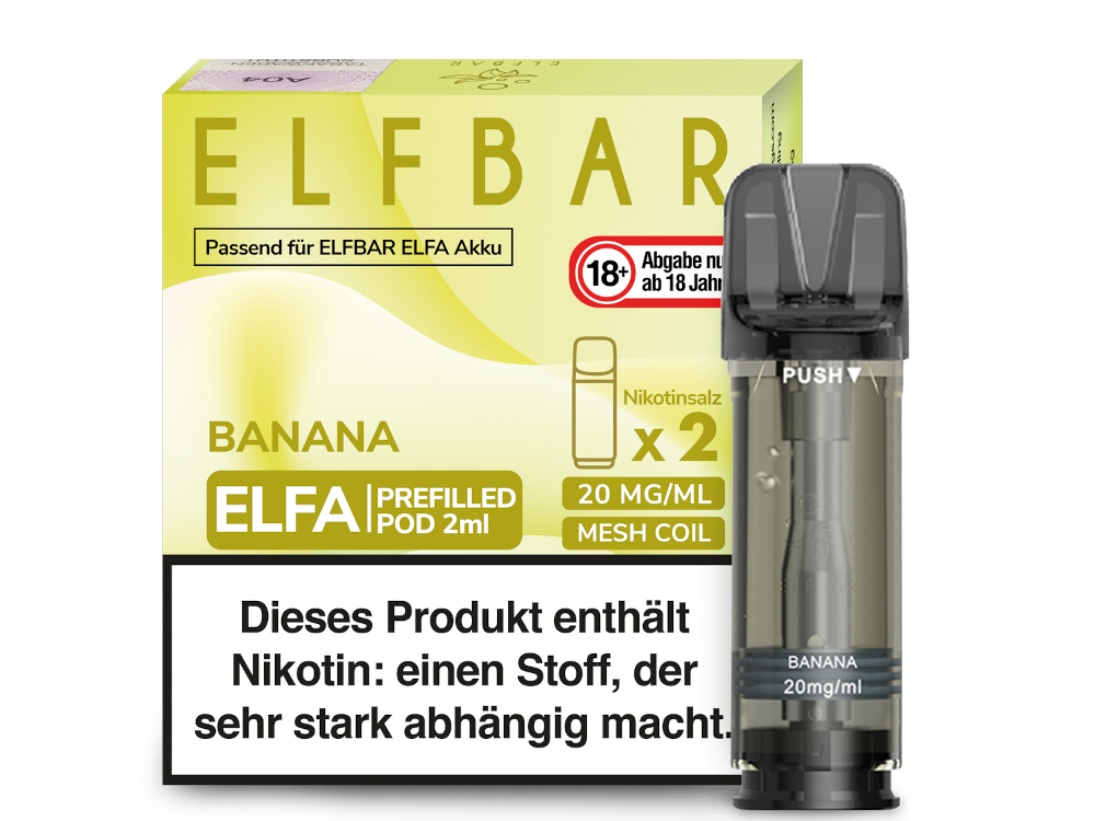 Elfbar Elfa Prefilled Pods – 20mg Nikotin / 0mg Nikotin